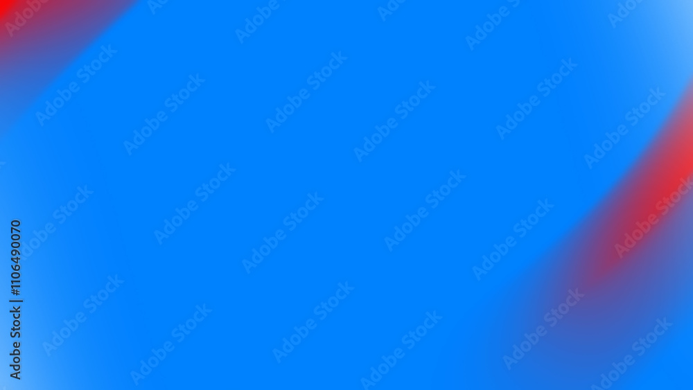Poster abstract blue and red gradient background with diagonal blurs