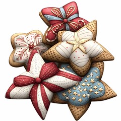 Cute christmas cookies clipart