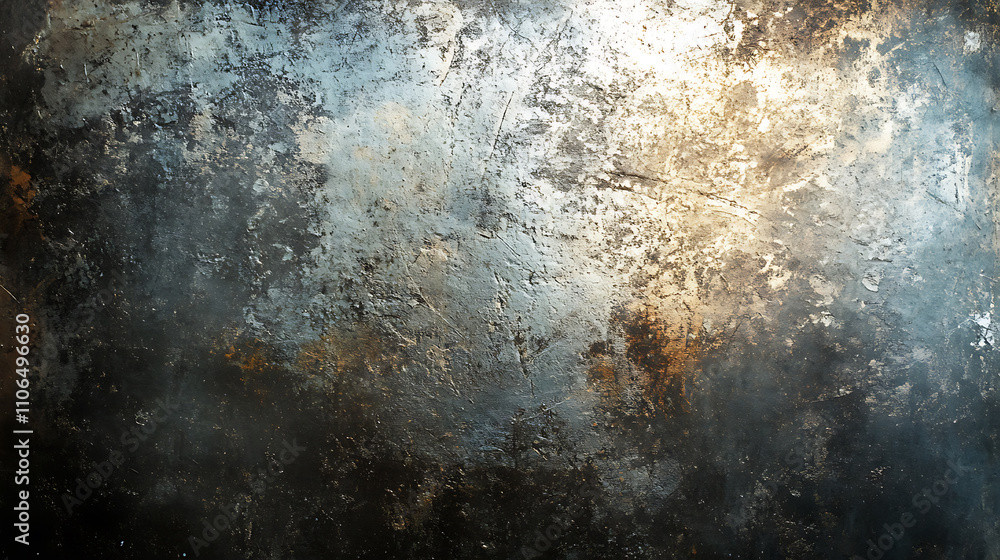 Poster Grungy de-focused light background for overlay use
