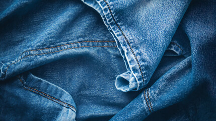 Naklejka premium Jeans denim for background and texture, High quality photo