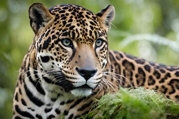 Obraz premium Majestic Jaguar in the Wild