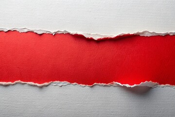 Torn paper red gradient, vertical strike torn paper for your wallpaper or design background