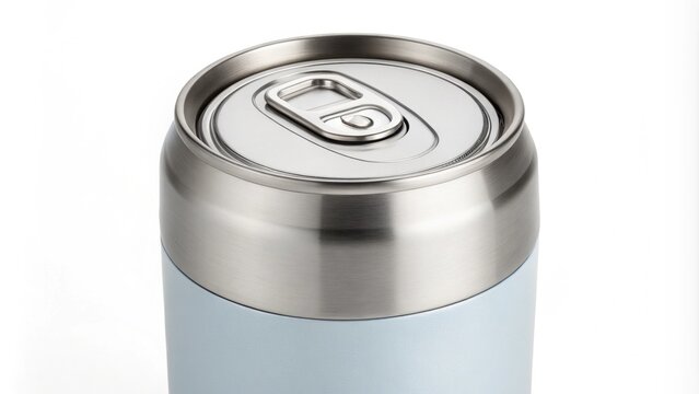 An insulated beverage container showcasing a smooth outer layer that feels cool to the touch.