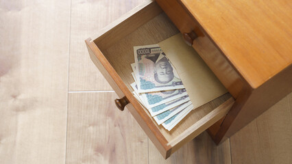 日本の新しいお札｜へそくり・たんす預金(新札) イメージ