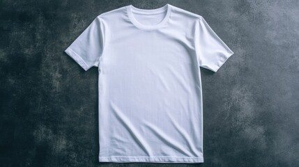Plain White Mockup Shirt on Subtle Background