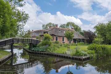 Grachten in Giethoorn, Niederlande