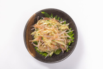 梅水晶　きゅうり和え