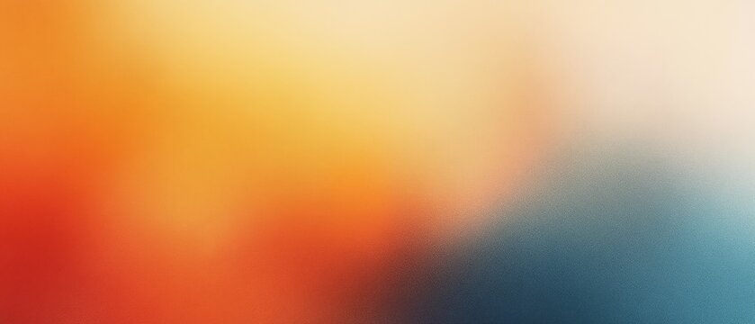 Abstract Gradient Background with Warm and Cool Colors Smooth Texture Design