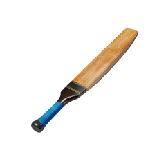 Professional Cricket Bat Made of Bamboo with Blue Grip