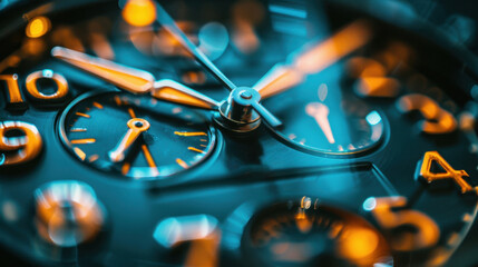 Fototapeta premium Time Management: Encouraging children to balance academics, hobbies, and chores, cultivating responsibility and teaching them the value of managing their time. 