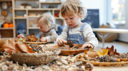 Fototapeta premium Safe Exploration: Creating a safe space for children to explore their surroundings, fostering independence and self-confidence while maintaining their safety. 