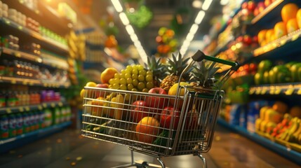 Grocery Shopping: Visiting a local store or market to pick fresh produce and household essentials, while planning meals for the upcoming week.
