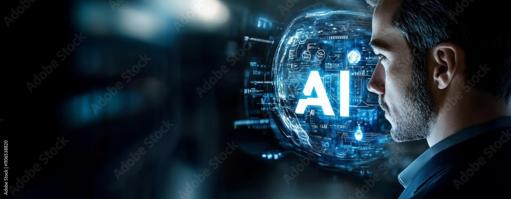 Aufkleber artificial intelligence deep learning big data machine learning digital technology innovation future