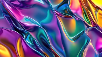 Abstract Iridescent Surface
