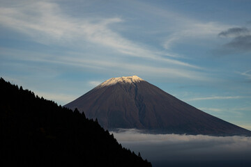 富士宮市から見た富士山