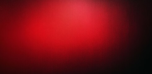 Vibrant Red Gradient Background Smooth Texture Grainy Dark to Light Transition Design