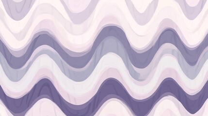 Abstract Pastel Purple and White Wavy Brush Stroke Pattern