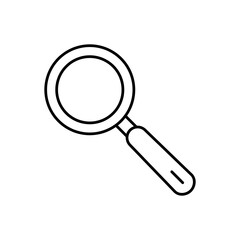 Wok pan outline icon. vector flat linear illustration for web and app..eps