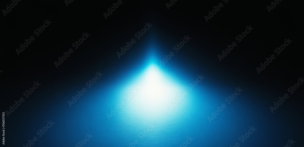 Fototapete Glowing Blue Gradient Abstract Background with Grainy Texture on Dark Backdrop for Dynamic Design