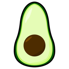 avocado illustration