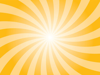 Obraz premium Radiant Yellow Swirl Sunburst Background. Energetic Yellow Sunburst with Swirling Pattern. Selective Yellow Spiral Sunburst Backdrop.