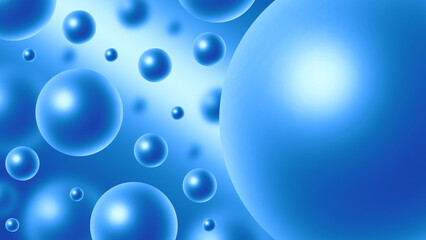 Water drops on gradient background bubble color concept graphic for illustration