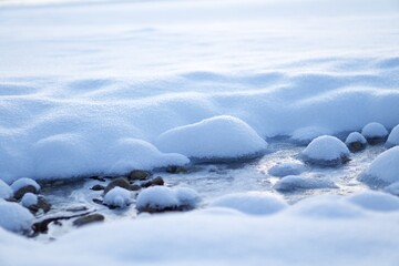Frozen creek