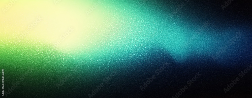 Poster glowing gradient background texture abstract design dark teal to bright green smooth grainy