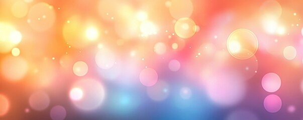 Obraz premium Bokeh Background with Defocused Lights for Celebrations Easter Birthday Christmas Wedding