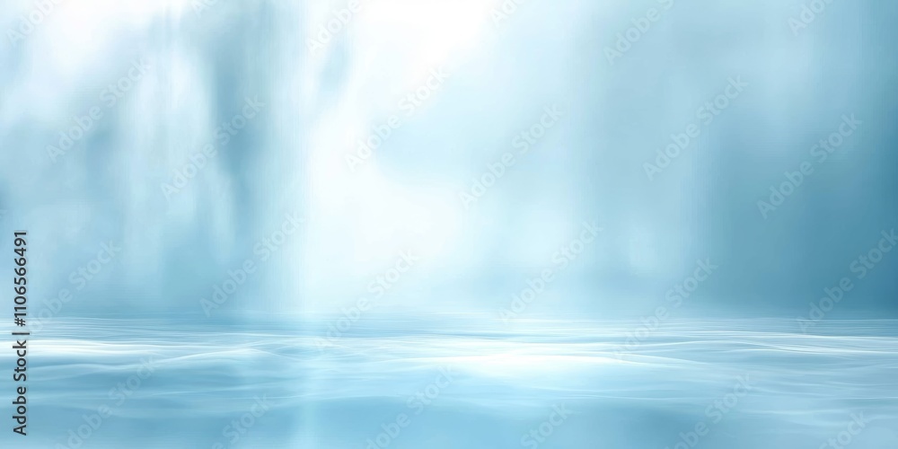 Aufkleber soft pastel blue abstract background for minimalistic design and product presentation with gentle li