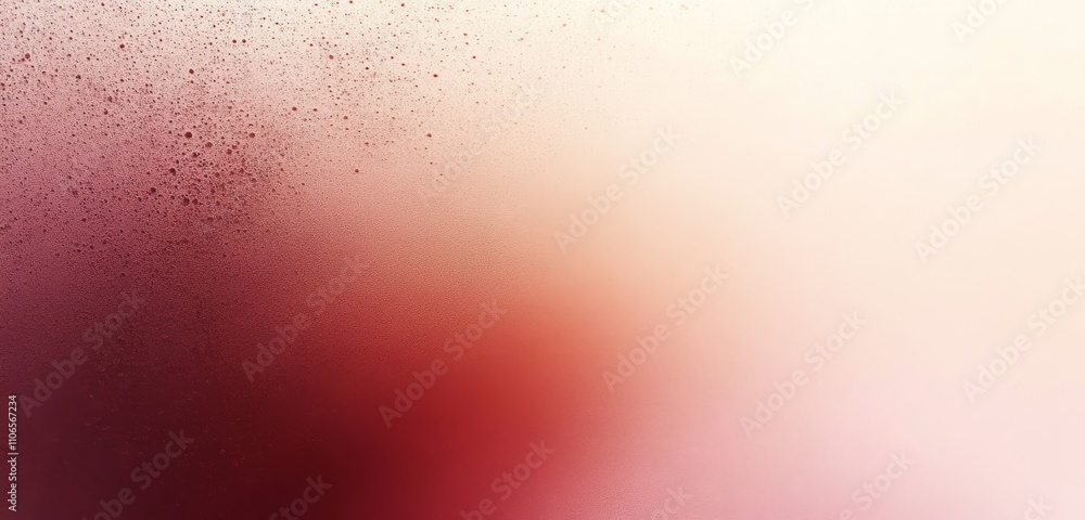 Aufkleber Gradient Background Soft Creamy White Reddish Brown Abstract Digital Art Smooth Grainy Calm Design