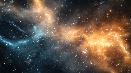 Naklejka premium A highly detailed digital texture background featuring dust particles floating in the air, creating a soft, ethereal atmosphere with intricate, fine details that add depth and dimension to the scene.