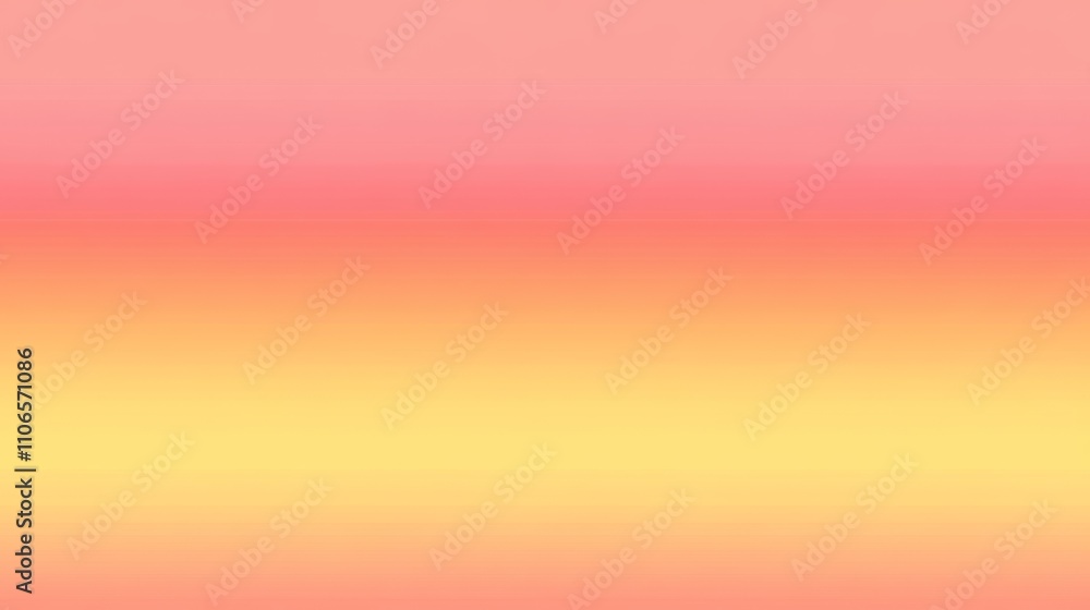 Poster peach to yellow gradient background abstract vector illustration