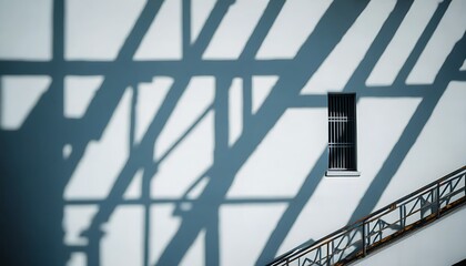Abstract architectural art, geometry of bridges and walls