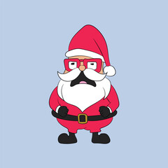 happy holiday christmas design santa