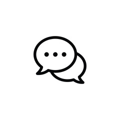 Fototapeta premium Comment icon speech bubble symbol. Chat, message, message, sms, chat, chatting icon vector 