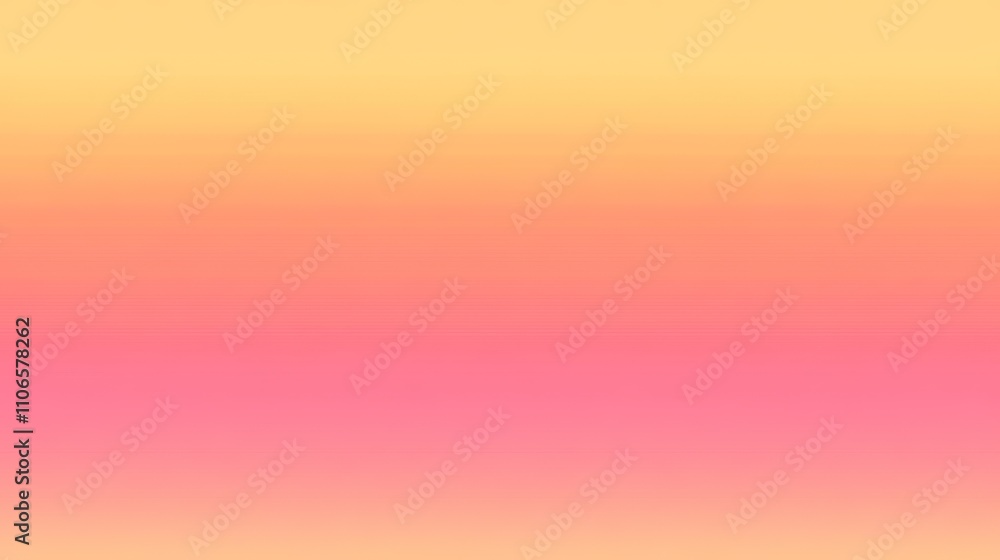 Aufkleber Gradient Background Soft Peach to Yellow Smooth Blend Abstract Design Graphic Resource