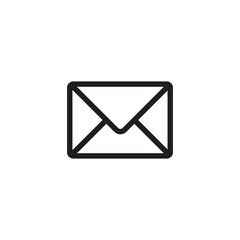 Email envelope icon vector. Message Icon symbol	