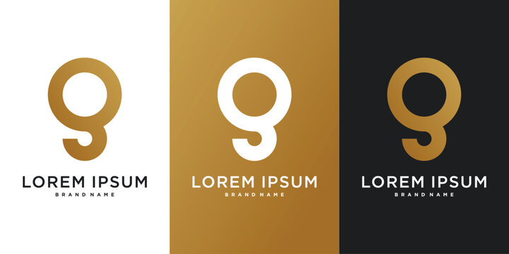 Letter G logo design with creative concapt for company. Premium Vector