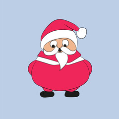 happy holiday christmas design santa