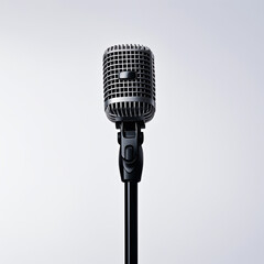 Microphone isolated on white background