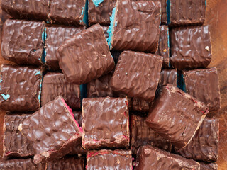 Delicious Chocolate-Coated Nougat Treats for Dessert Lovers