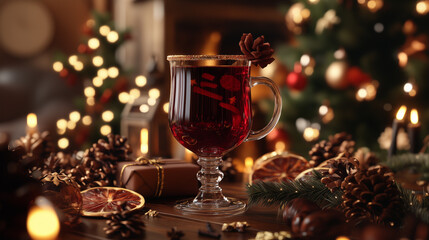 christmas table setting