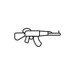 weapon icon, simple white background eps 10