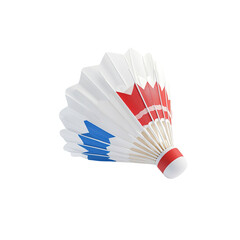 Colorful Shuttlecock for Badminton Game, Close-up Studio Shot