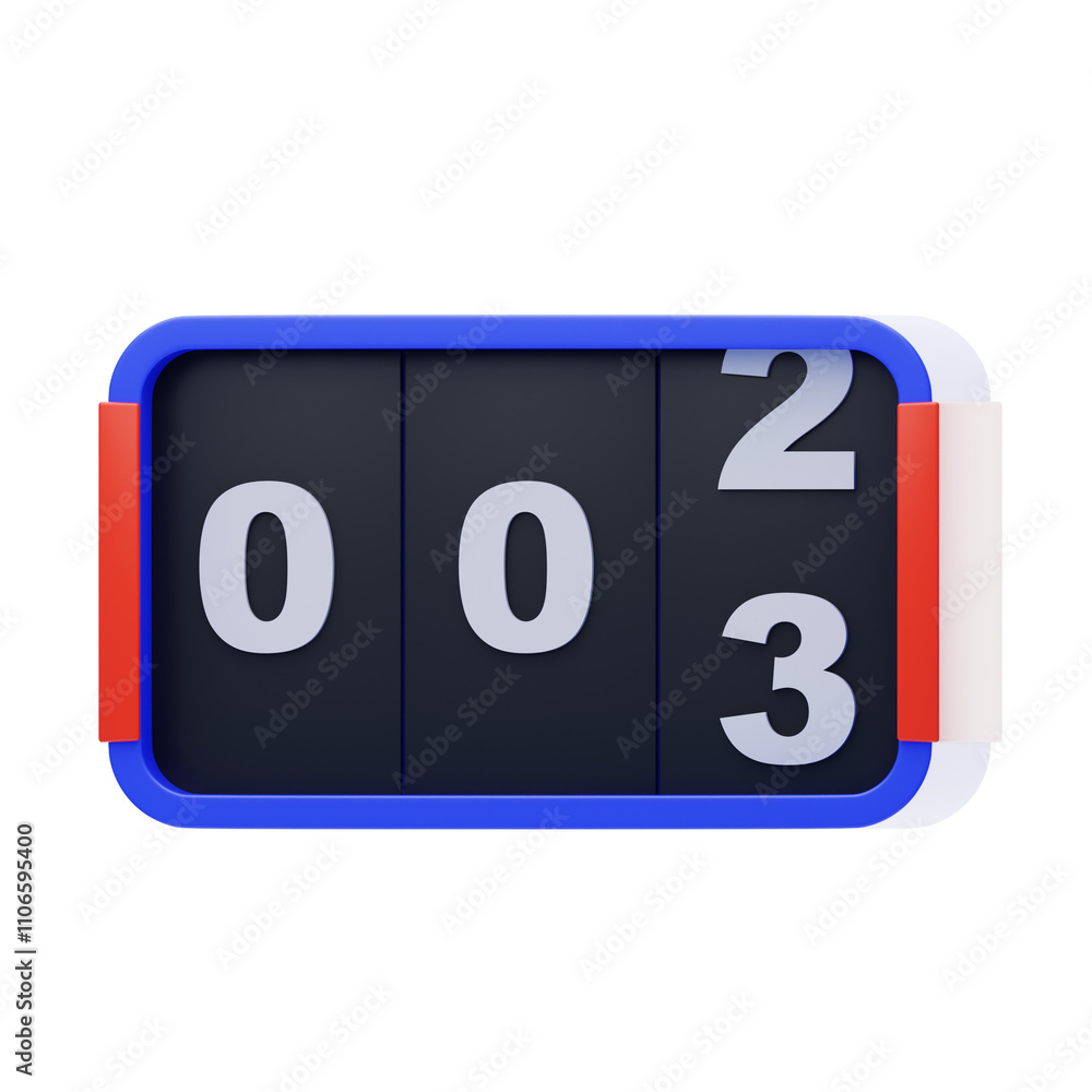 Poster 3D Countdown Timer