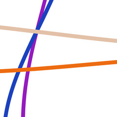 Abstract Colorful Line Design