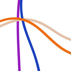 Abstract Colorful Line Design