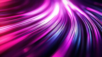 Abstract Purple And Pink Light Streaks Background