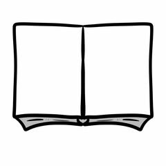 book of school literature and library theme isolated design illustration